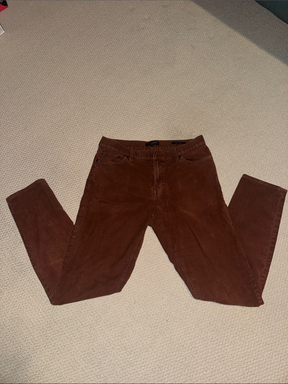 Banana republic—men’s Brown brushed cotton Pants  33x34